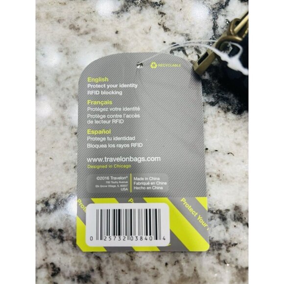 Travelon RFID Blocking Anti-theft Wristlet Wallet Clutch Leopard Print NWT - Picture 5 of 5